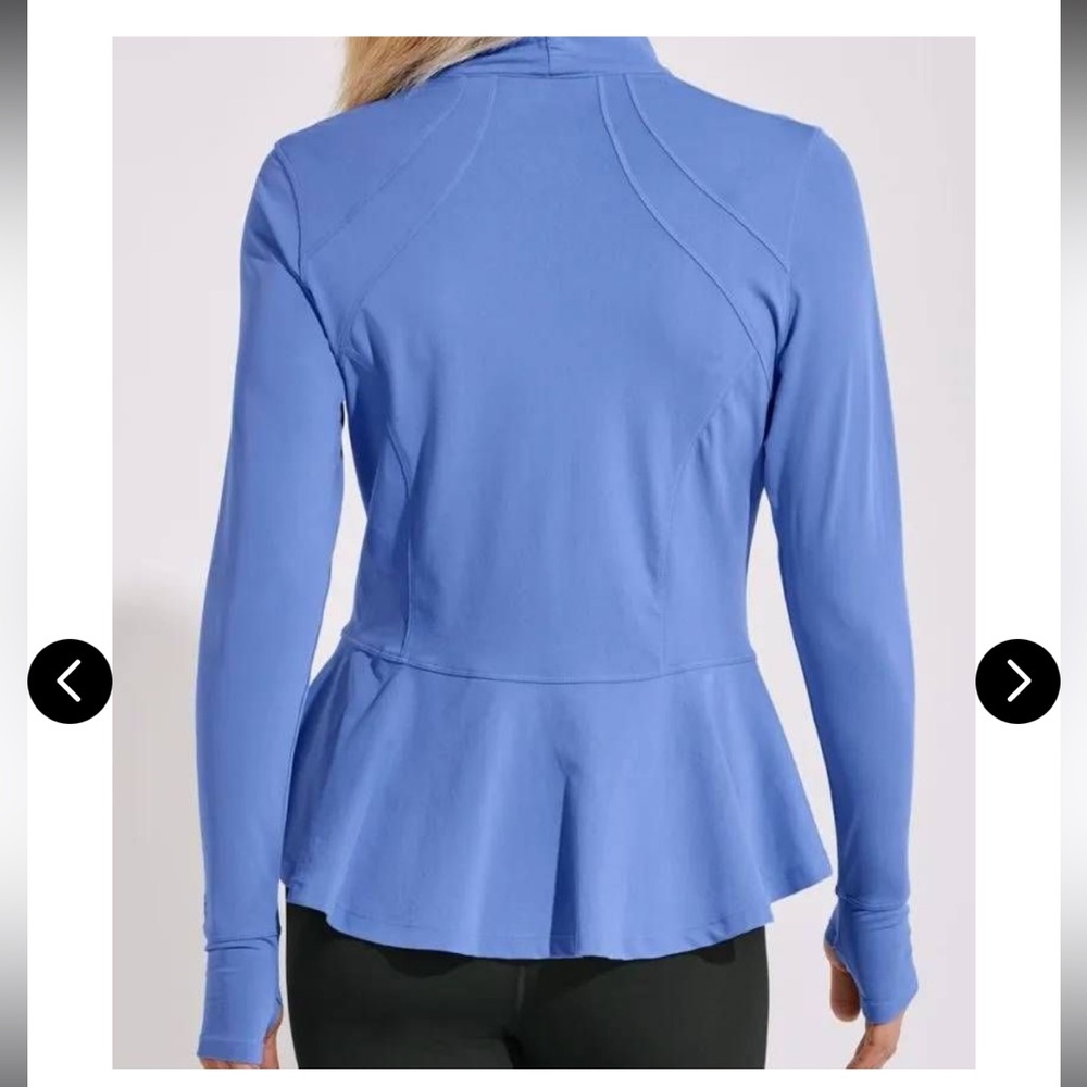 Coolibar Swim shirt/Athletic with UPF 50+ Protection Blue Size Small S - Picture 7 of 8